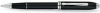 Cross Townsend, Black Lacquer, Selectip Rolling Ball Pen, with Rhodium Plated Appointments (AT0045-4)