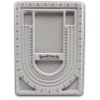 Bead Design Beading Board Gray Flock With Lid 9 X 12 Inches