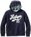 Tommy Hilfiger Boys 8-20 Tyler Full Zip Hoodie, Swim Navy, X-Large