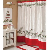 Lenox Winter Song Christmas Shower Curtain