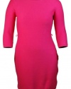 Calvin Klein Women's Modern Sweater Dress Large Electric Pink [Apparel]