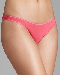 A basic thong with satin trim from Cosabella.