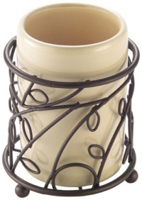 InterDesign Twigz Tumbler, Bronze/Vanilla