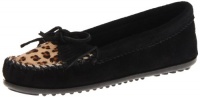 Minnetonka Women's Leopard Kilty Mocassin