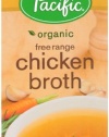 Pacific Natural Foods Organic Free Range Chicken Broth, 32-Ounce Containers (Pack of 12)