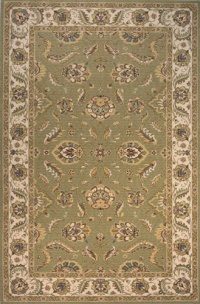 Area Rug 2x3 Rectangle Traditional Sage Color - Momeni Persian Garden Rug from RugPal