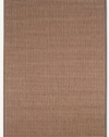 Couristan 1001/1500 Recife Saddle Stitch Cocoa/Natural Rug, 2-Feet by 3-Feet 7-Inch