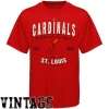 St. Louis Cardinals Retro Vintage Cooperstown Barney Red T-Shirt