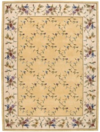 Nourison Rugs Julian Collection JL52 Yellow Rectangle 7'6 x 9'6 Area Rug