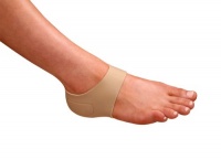 Brown Medical Heel Hugger with Gel, Medium