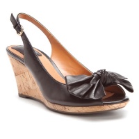 Clarks Women's Fiddle Bow Slingback Wedge