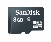 SanDisk 8GB MicroSDHC Card  (SDSDQ 008G A11M)