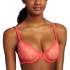 On Gossamer Women's Sheer Instinct Contour Demi Bra, Sunkissed, 34A