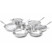 All Clad Stainless Steel 14-Piece Cookware Set