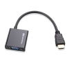 Cable Matters Active HDMI to VGA M/F Adapter w/ 3 FT Micro USB Charging Cable in Black