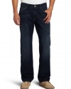 7 For All Mankind Men's Austyn Relaxed Straight Leg Denim Jean, Worn Blue, 33