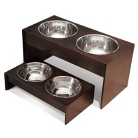 Elevated Pet Bowl Holder Size: Short