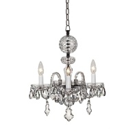 This stunning assortment of crystal chandeliers by Waterford feature three of the company's most treasured patterns-Ardmore, Lismore and Cranmore-accented by sparkling crystal droplets and strands to create a dramatic diffusion of light and color.