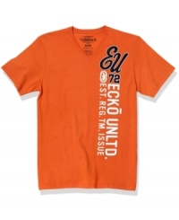 Get vertical. Add some interest to your everyday wear with this graphic t-shirt from Ecko Unlimited.