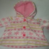 Carters Baby Girls Hooded Fleece Jacket- Pink- 6 Months