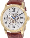 Stuhrling Original Men's 1077.3335K2 Classic Delphi Venezia Automatic Skeleton Brown Watch