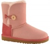 UGG Australia Infants' Bailey Button Denim Toddler Shearling Boots,Tea Rose Denim,10 Child US