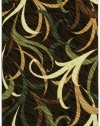 Shaw Living Centre Street Collection 3 by 5 Karma Area Rug, Brown