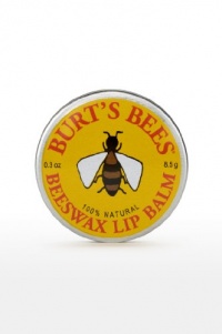 Burt's Bees Beeswax Lip Balm, .3-Ounce Tins (Pack of 6)