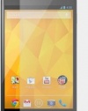 amFilm Premium Screen Protector Film Clear (Invisible) for Google LG Nexus 4 (3 Pack) [In Retail Packing]