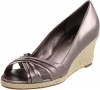 Cole Haan Women's Air Camila Wedge Pump,Gunsmoke Metallic,8 B US