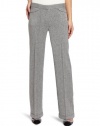 Anne Klein Women's Petite Tweed Wide Leg Pant