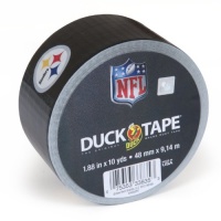 Duck Brand 240486 1.88-Inch by 10-Yard Pittsburgh Steelers NFL Team Logo Duck Tape