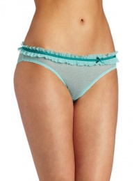 b.tempt'd by Wacoal Women's Sweet Seduction Bikini, Aqua Sky/Teal Blue, Medium