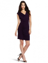 Jessica Howard Women's Cap Sleeve Rouched Dress