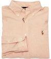 Polo Ralph Lauren Classic-Fit Pinpoint Oxford (XL, Orange)