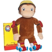 Curious George Roller Monkey Huggable Plush