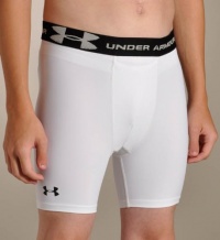 Boys' 4 Fitted Shorts With Cup Pocket Bottoms by Under Armour