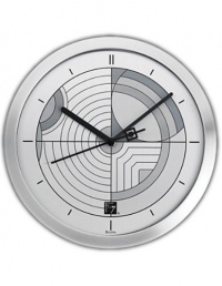 Bulova Frank Lloyd Wright Hoffman House Wall Clock - Aluminum Bezel