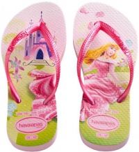 Havaianas Kids Slim Princess Flip Flop (Toddler/Little Kid),Crystal Rose,31-32 BR (1-2 M US Little Kid)