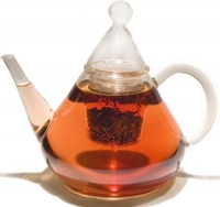 GROSCHE Merlin Thermal Glass Infuser Teapot 1200 ml 41 fl oz. capacity stovetop safe for loose tea