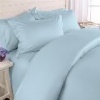 1200 Thread Count Queen Size 4pc Egyptian Bed Sheet Set, Deep Pocket, LIGHT BLUE