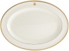 Pickard Gold Bracelet White with Eagle Crest Fine China Large Platter, 14-5/8-Inch