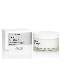 L'Eau d'Issey Body Care Body Cream. Rich, luscious cream comes in a beautiful glass jar, for intense moisturization, fragrance and pleasure. Applied with a light massaging motion, it is quickly absorbed by the skin, leaving no oily film. 7 oz. 