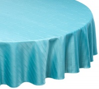 Lenox Simply Fine 70-Inch Round Tablecloth, Aqua