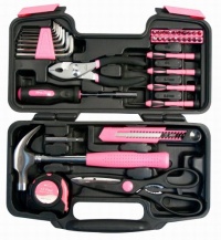 Apollo Precision Tools DT9706P 39-Piece Pink General Tool Set