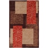 Surya COS-8889 Cosmopolitan Brown 3-Feet 6-Inch by 5-Feet 6-Inch Area Rug