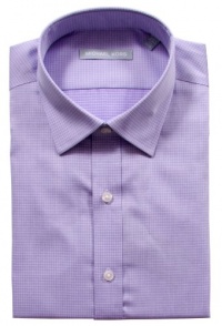 Michael Kors Non-Iron Dress Shirt - Lilac Check