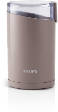 Krups F2034050 Electric Spice and Coffee Grinder with Stainless Steel Blades, Cappuccino