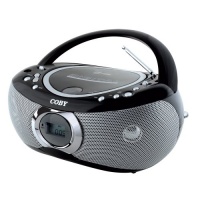 Coby MPCD455 Portable AM/FM Radio MP3 CD Player, Black