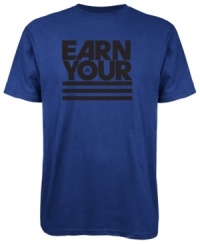 Make it known you believe in hard work with this graphic t-shirt from adidas.